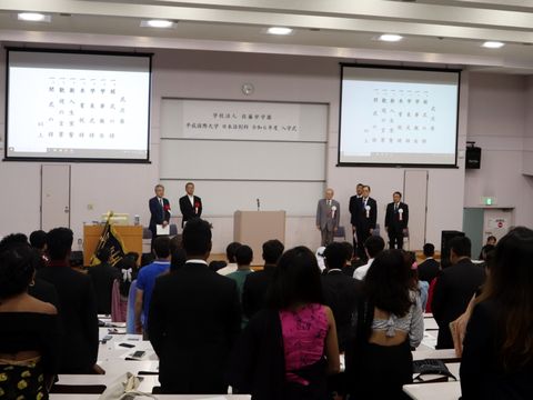 日本語別科入学式（6月14日）開催報告