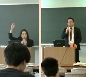 現役国家公務員による公開授業を「税法」の授業にて開催しました。